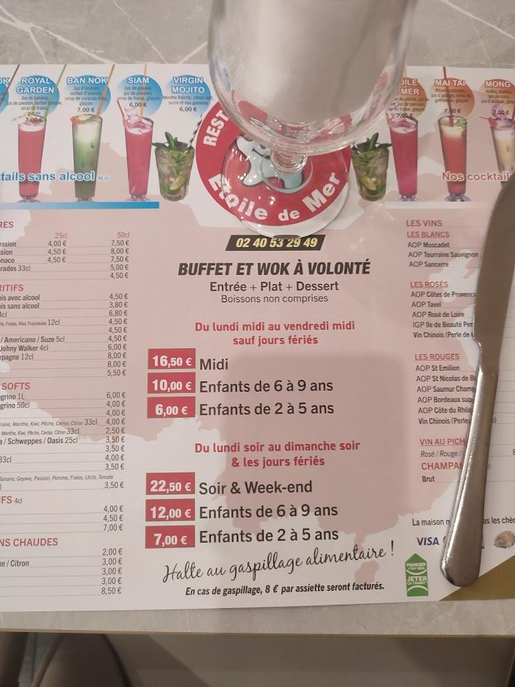 L'Étoile De Mer - Menu Image 2