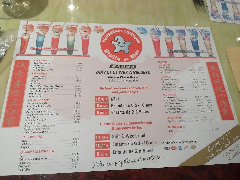 L'Étoile De Mer - Menu Image 4